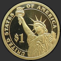 реверс 1$ (buck) 2008 "USA - 1 Dollar / 2008 - {"_":"S"}"
