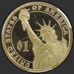 реверс 1$ (бак) 2009 "США - 1 долар / 2009 - { "_": "S"}"