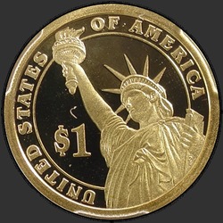 реверс 1$ (бак) 2009 "USA - 1 Dollar / 2009 - {"_":"S"}"