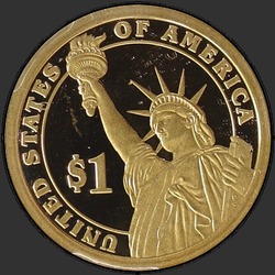реверс 1$ (бак) 2010 "USA - 1 Dollar / 2010 - {"_":"S"}"