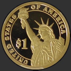 реверс 1$ (бак) 2011 "USA - 1 Dollar / 2011 - {"_":"S"}"