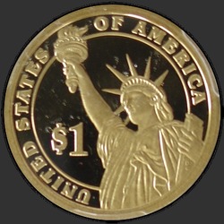 реверс 1$ (buck) 2011 "USA - 1 Dollar / 2011 - {"_":"S"}"