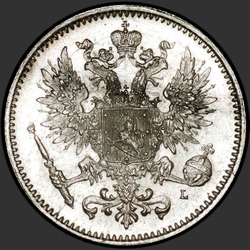 реверс 50 Cent 1893 "50 Pfennig 1889-1893 für Finnland"