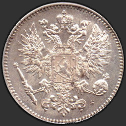 реверс 50 Cent 1914 "50 Pfennig 1907-1916 für Finnland"