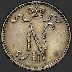 реверс 1 centas 1898 "1 пенни 1898 с вензелем Николая 2"