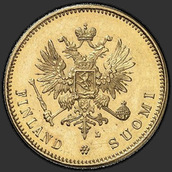 реверс 20 zīmes 1903 "20 марок 1903-1913 для Финляндии"