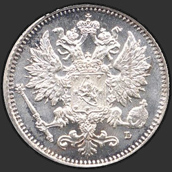 реверс 25 cento 1901 "25 пенни 1897-1916 для Финляндии"