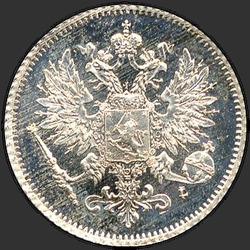 реверс 25 Pfennig 1906 "25 Pfennig 1897-1916 für Finnland"