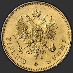реверс 20 бодова 1911 "20 марок 1903-1913 для Финляндии"