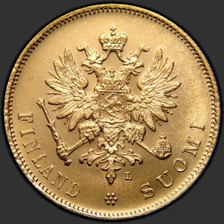 реверс 10 zīmes 1904 "10 марок 1904-1913 для Финляндии"