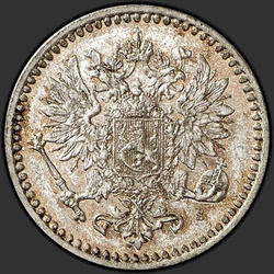 реверс 50 centesimo 1865 "50 centesimo 1864-1876 per la Finlandia"