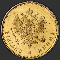 реверс 20 бодова 1879 "20 марок 1878-1880 для Финляндии"