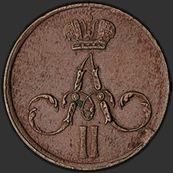 реверс грошик 1859 "корони широкі"
