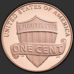 реверс 1¢ (пенни) 2017 "Лінкальн 1 ¢, 2016 / P"