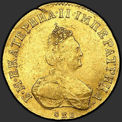 реверс 1 chervonetz 1796 "1ダカット金貨1796 SPB。"