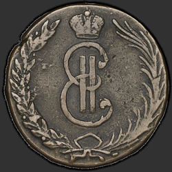 реверс 10 kopecks 1766 "10 centų 1766 "Sibiro moneta""