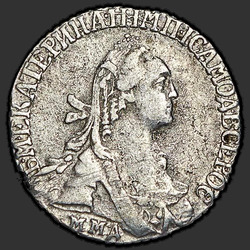 реверс dešimties centų moneta 1774 "Гривенник 1774 года"