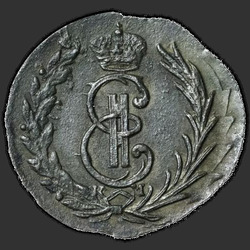 реверс Dan 1774 "Денга 1774 года  "Сибирская монета""