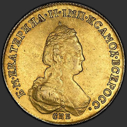 реверс 5 rubla 1783 "5 рублей 1783 года СПБ. "