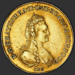 реверс 5 rubla 1782 "5 рублей 1782 года СПБ. "