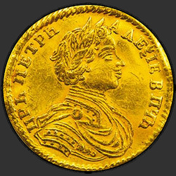 реверс 1 chervonetz 1714 "1 ducat 1714. brez MD"