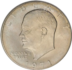 аверс 1$ (buck) 1971 ""