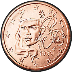 аверс 5 cents (€) 1999 ""