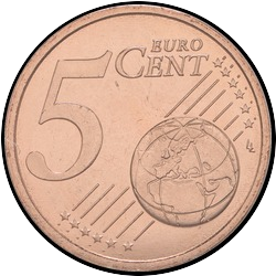 реверс 5 цэнтаў (€) 1999 ""