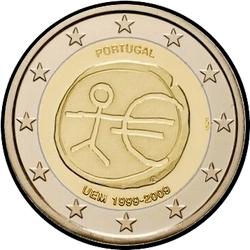 аверс 2€ 2009 "10ème anniversaire de l