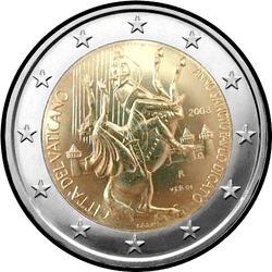 аверс 2€ 2008 "The Year of St. Paul – the 2000th anniversary of his birth"