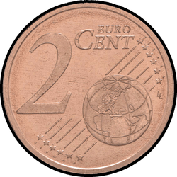 реверс 2 центів (€) 2005 ""