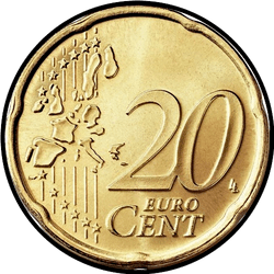 реверс 20 центов (€) 2005 ""