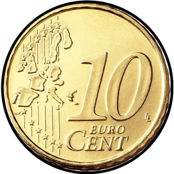 реверс 10 центов (€) 2005 ""