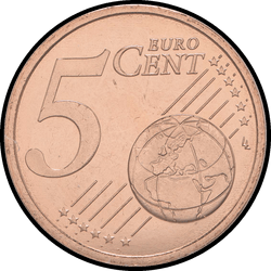 реверс 5 cents (€) 2007 ""