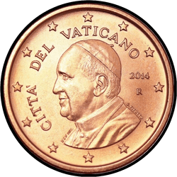аверс 1 цент (€) 2015 ""