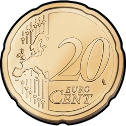 реверс 20 cents (€) 2008 "20 סנט / 2008"