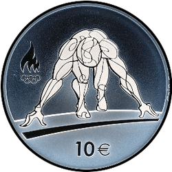 аверс 10€ 2016 "XXXI Jeux Olympiques d