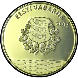 реверс 25€ 2017 "Villes hanséatiques - Tallinn"