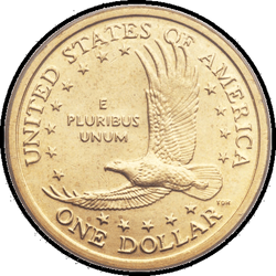 реверс 1$ (buck) 2005 "USA - 1 Dollar / 2005 - {"_":"P"}"