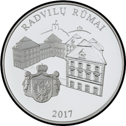 реверс 20€. 2017 "Radvilų rūmai, Vilnius"