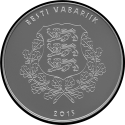 аверс 10€ 2015 "150-річчя від дня народження Едуарда Вальда"