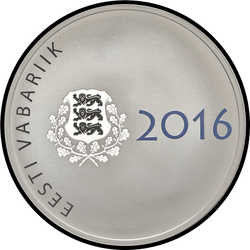 аверс 10€ 2016 "150th Anniversary of the Birth of Ivan Pask"