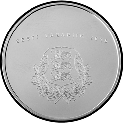 аверс 10€ 2018 "100th Anniversary of Estonia"