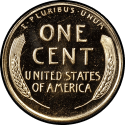 реверс 1¢ (penny) 1953 ""