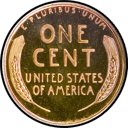 реверс 1¢ (penny) 1957 ""
