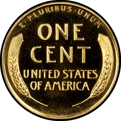 реверс 1¢ (penny) 1955 ""