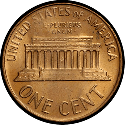 реверс 1¢ (penny) 1966 ""