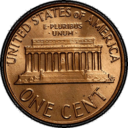 реверс 1¢ (penny) 1976 ""