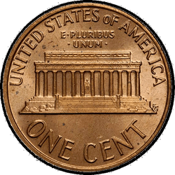 реверс 1¢ (penny) 1975 ""