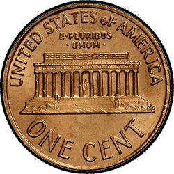 реверс 1¢ (penny) 1972 ""